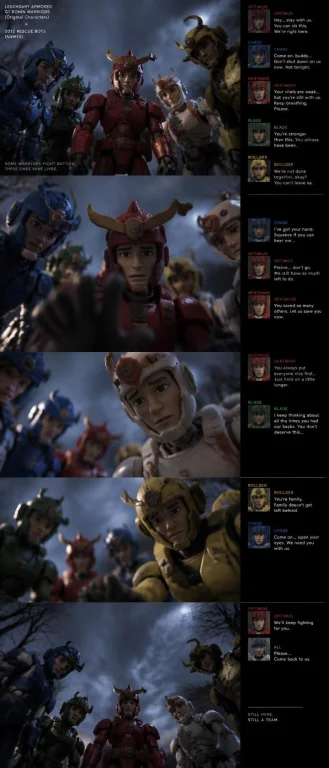 Stop Motion Action Figure Recreation Of Legendaryarmoredg1ro...