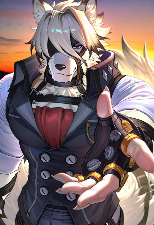 Masterpiece, Best Quality, 1male, Anthro, Masculine, Wolf Ma...