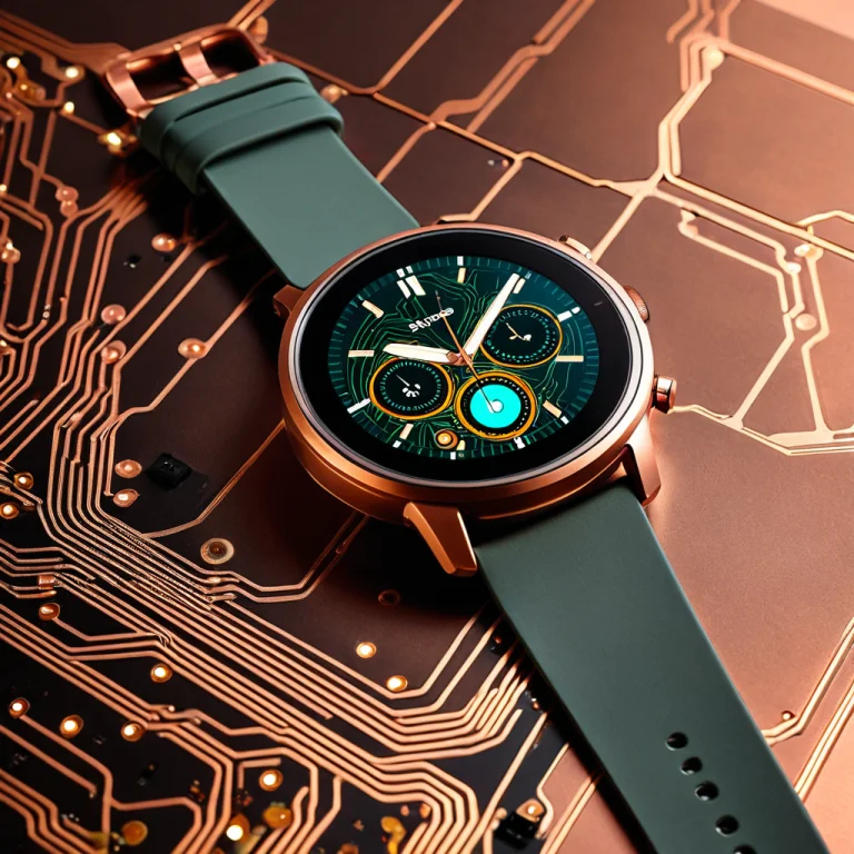 Loratechcircuitcopperv10.80, Techcircuit, A Smartwatch On A...