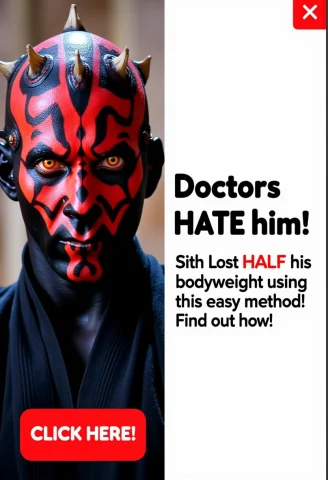 A Pop-up Ad With An X At The Top Right Corner. A Two-panel I... — FLUX AI Prompt: A pop-up ad with an X at the top right corner. A two-panel image styled as a cli...