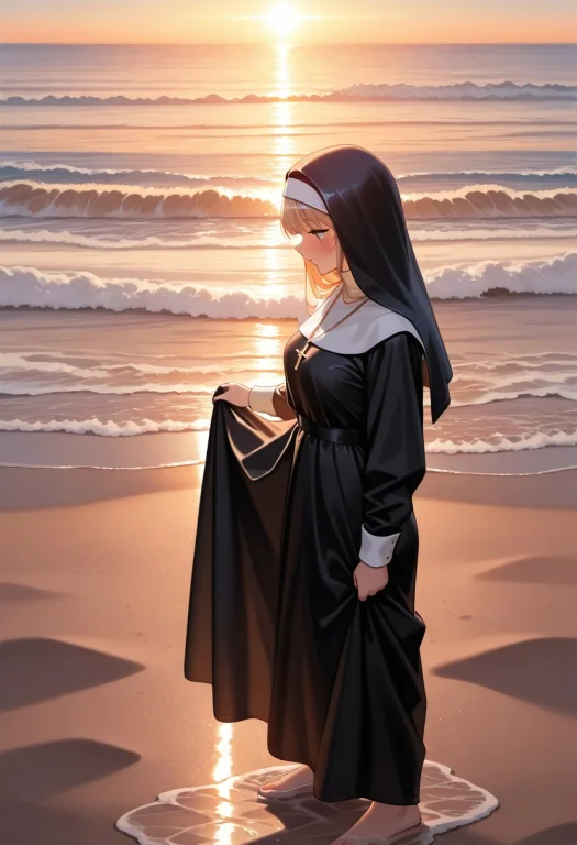 Masterpiece, Best Quality, Amazing Quality,general, Nun, Bea...