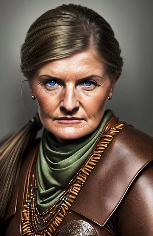 Photograph Of Nickole Ciszak Tkchar Warrior, Highly Detailed...