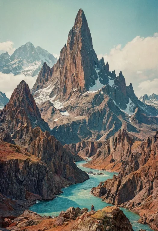 Glitched Wavy Distortions, Non-representational, Colors And...