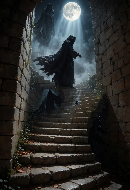 Ultimate Masterpiece, Hyper-realistic Dark Fantasy Painting,...