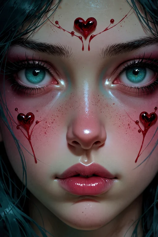 , A Heart 8three Circular Indentations Stared Back At Her, E...