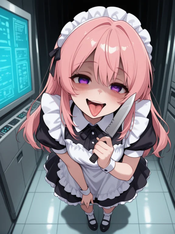 High Quality, Full Body, Loracivchan1 Civchan, Yandere, Serv...