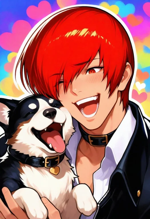 Masterpiece, Best Quality, Very Aesthetic, 1boy, Yagami Iori...