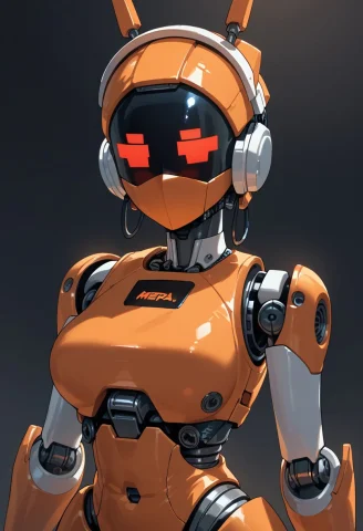 Score9, Score8up, Score7up, Android Girl, Pixel Face, Screen... — Stable Diffusion AI Prompt: score_9, score_8_up, score_7_up, Android girl, pixel face, screen face, robot bo...