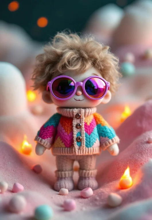 The Candy Fires Flickering Like Tiny, Sugary Suns Behind Me....