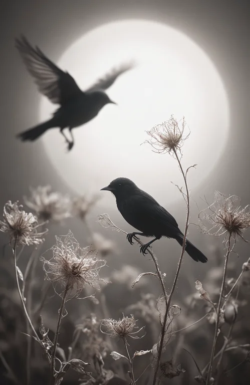A Detailed Digital Painting In A Macro-textural Style Featur...