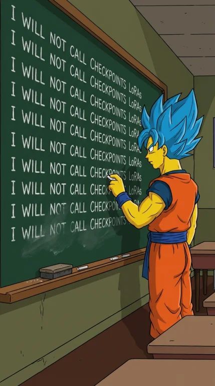 A Simpsons-style Chalkboard Punishment Scene In The Style Of...