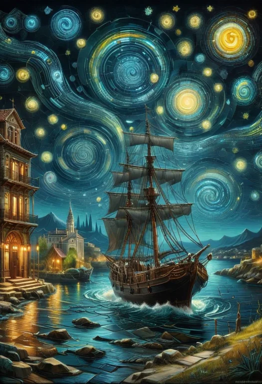 Fine Art, Oil Painting, Best Quality, Dark Tales, Athens In...