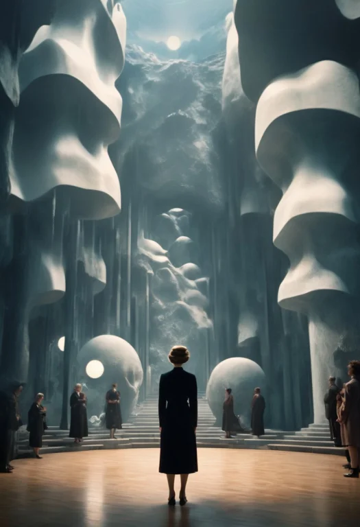 Rene Magritte , Tilt-shift Lens1.6, Draconian Jaw, Fantasy A...