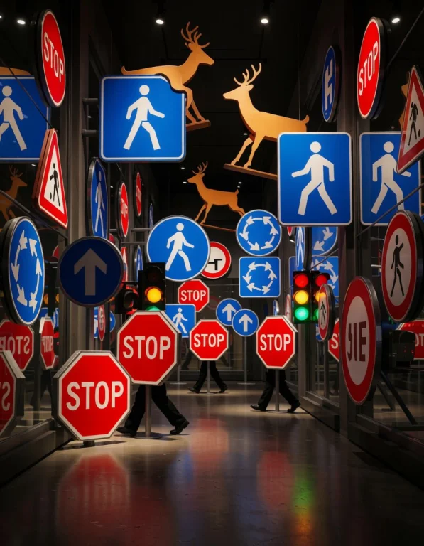 A Surreal Museum Filled Entirely With European Road Signs Co...