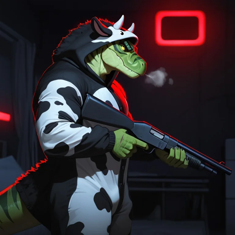 Solo, Male, Anthro Dinosaur, Adult, Raptor , Velociraptor, G...
