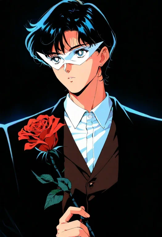 1boy, Solo, Tuxedo Kamen, Bishoujo Senshi Sailor Moon, Dark...