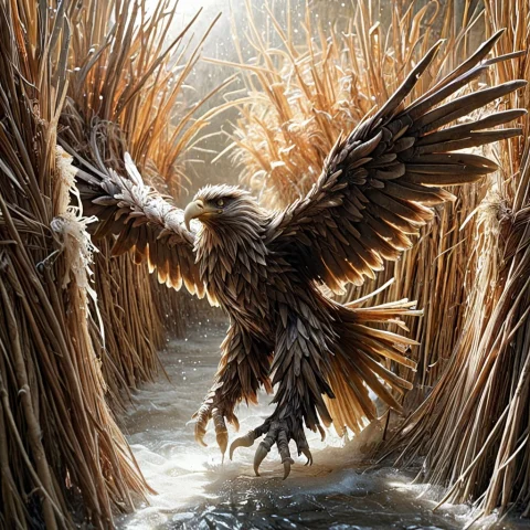 H0rr0rstyl3, Digital Art Images, Beautiful, Fantasy, Eagle,... — SDXL AI Prompt: h0rr0rstyl3, digital art images, beautiful, fantasy, eagle, very detailed, compl...