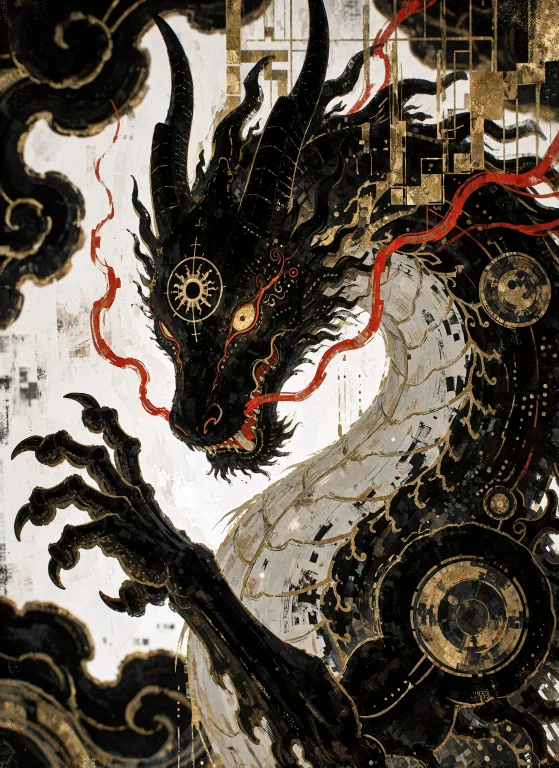 This Digital Artwork Depicts A Fantastical, Abstract Creatur...