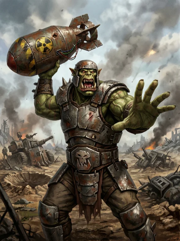 I Want To Make An Image Of Warhammer40k This Is A Solo Image...