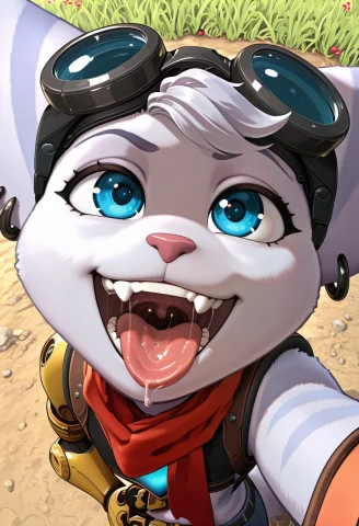 Rvtra, Feline Female, Solo, White Fur With Light Blue Accent... — Stable Diffusion AI Prompt: rvtra, feline female, solo, white fur with light blue accents, white tuft of hai...