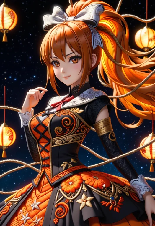A High-quality Close-up Upper Body Anime Photo Of The Anime...