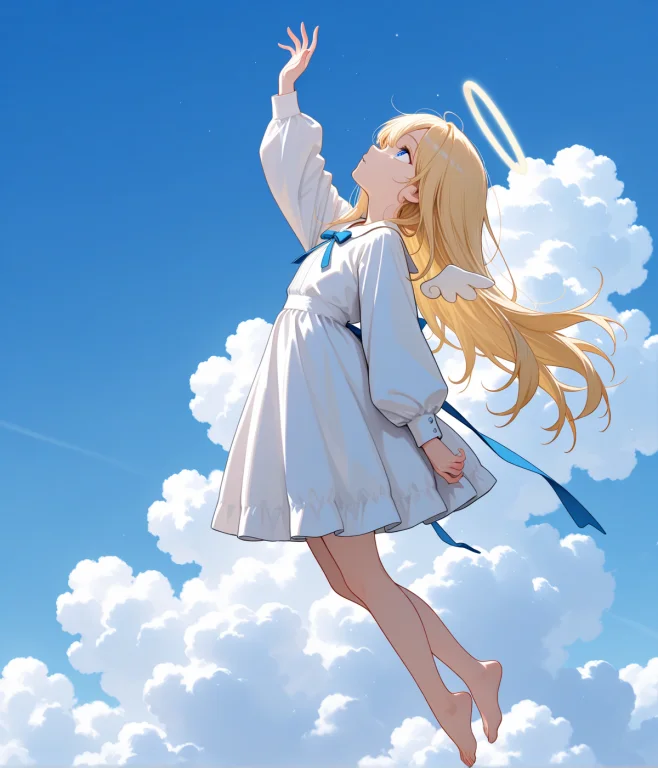 Masterpiece, Best Quality, Full Body, 1girl, Blue Eyes, Blon...