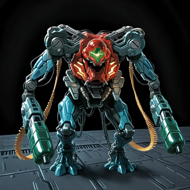 Samus Aran,metroid Matrapu, Robot, Arm Cannon, Ammo Belt, ,...