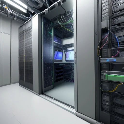 Two People I Server Room, 8k, Best Quality, Masterpiece1.2,...