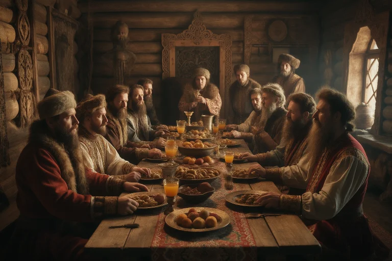 Loravvasnetsov1, Ancient Russian Feast In Princely Terem, Lo...