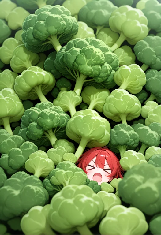 Close-up, 1girl, Solo, Xd, ., Open Mouth, Red Hair, Too Many...