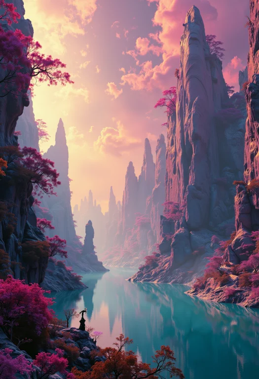Expansive Sci-fi Landscape In The Style Of Frank Frazetta, F...