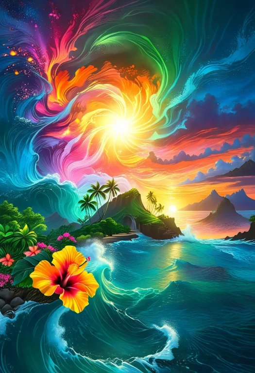 Zavy-fltlnpnt, An Island, A Magical Island Setting In Hawaii...