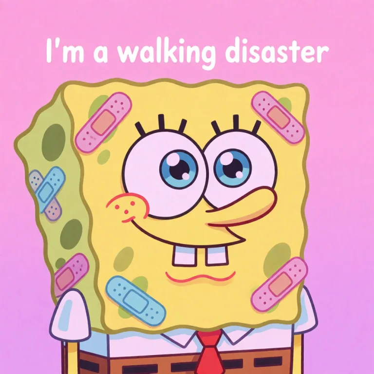 Pastel Color Pallete, Aesthetic. Spongebob Covered In Band-a...