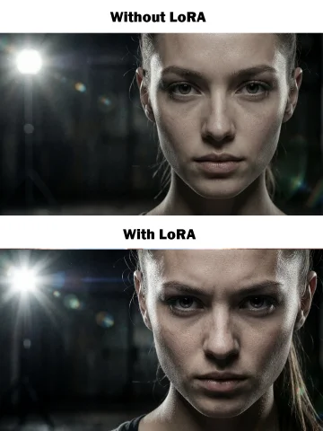Dramatic Cinematic Portrait Of A Young Woman With A Piercing... — Stable Diffusion AI Prompt: Dramatic cinematic portrait of a young woman with a piercing, intense glare of s...