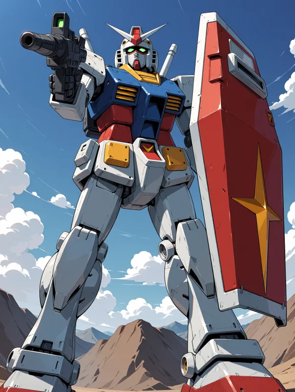 Masterpiece, Best Quality, Safe, Rx-78-2 Gundam, Gundam, No...