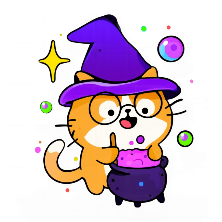 This Is An Rgba Image With Transparency. A Cute Chibi Wizard...