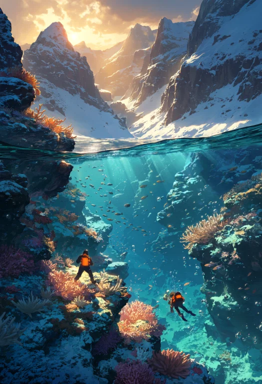 A Stunning Comic Bookmanga-style Image Capturing The Breatht...