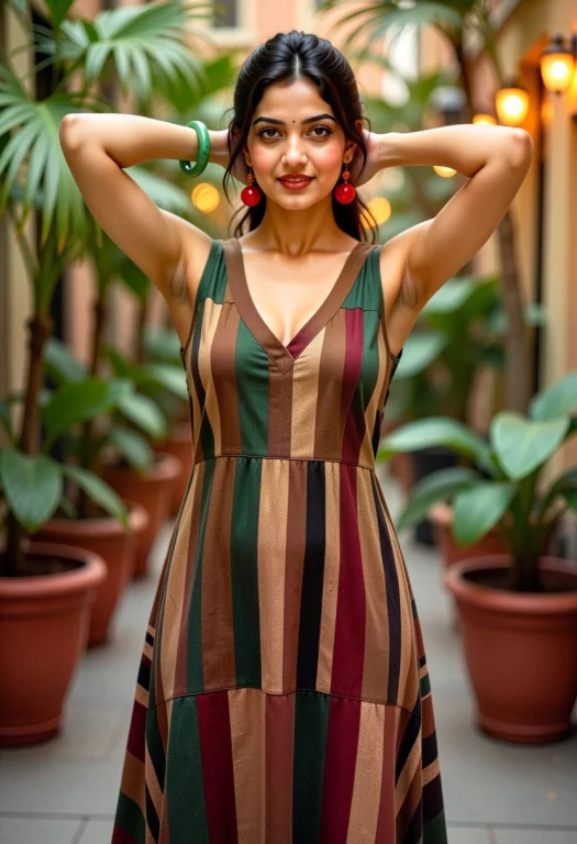 A Medium Close-up, High-resolution 8k Fashion Photograph Of...