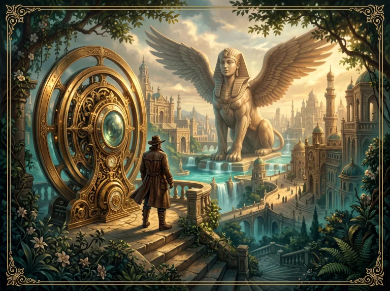 Masterpiece, Highly Detailed Epic Fantasy Illustration, Luxu...