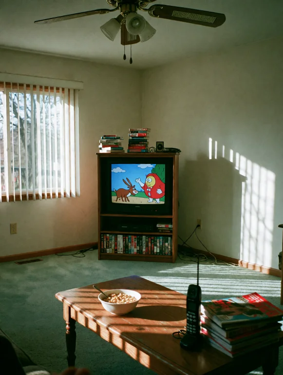 Grin35, Suburban Living Room On A Quiet Saturday Afternoon I...