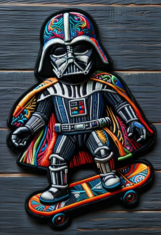 Ral-embroideredpatch, Embroidered Patch, Darthvader, Darth V...