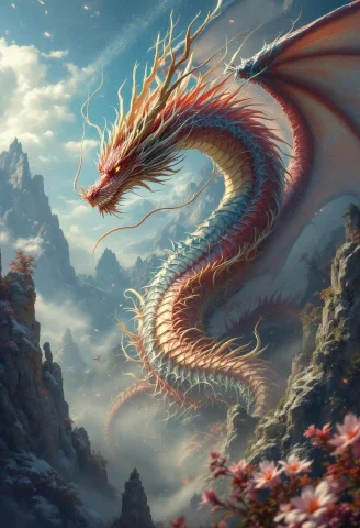 Dragon, High Fantasy, Scratch, Unbelievably Great Wonder Of... — FLUX AI Prompt: Dragon, High Fantasy, Scratch, unbelievably great wonder of beauty