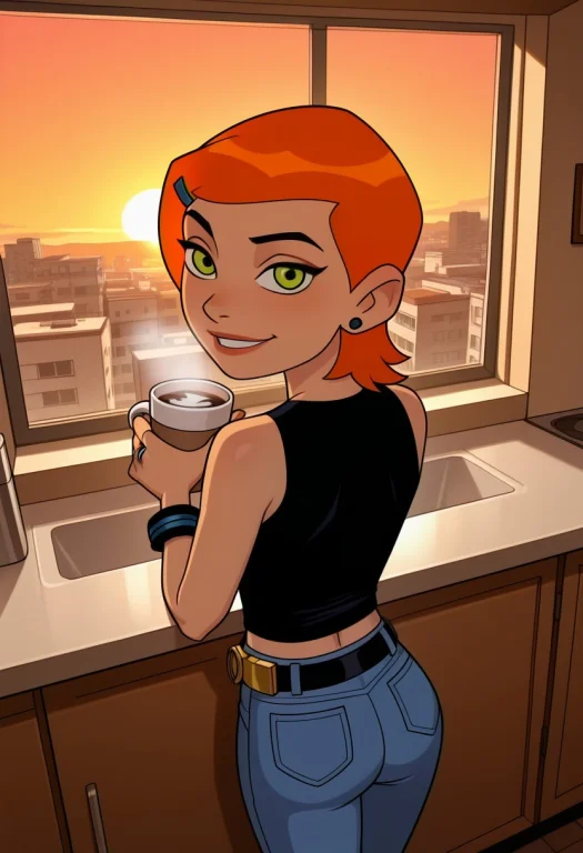 Best Quality, Masterpiece, Detailed, Gwen Tennysonben10, Sho...