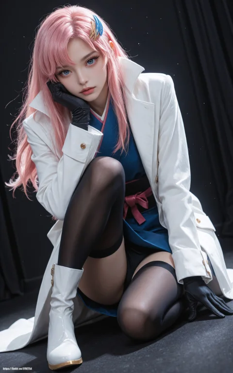 Sitting With One Knee Raised1.4, 1girl, Alone, Solo1.4, Plac...