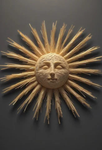 Sun Made Of Straw — SDXL AI Prompt: sun made of straw