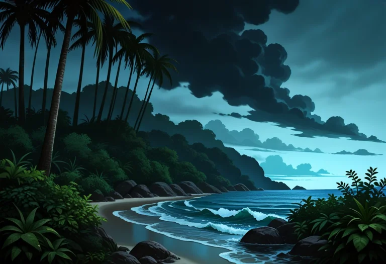 Outdoors, Detailed Landscape, Detailed Water, Detailed Folia...