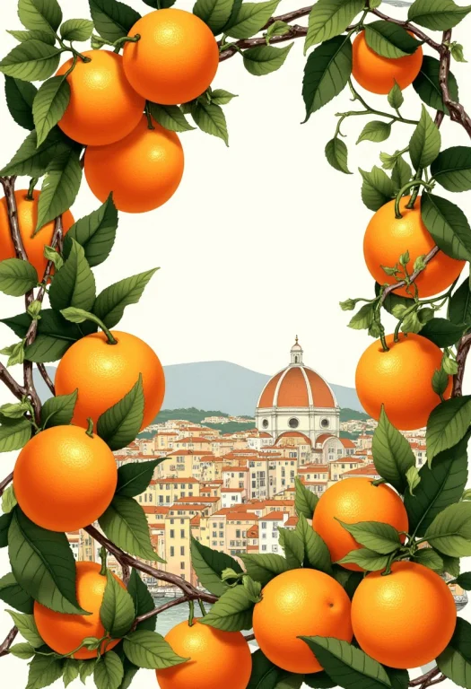 A Beautiful Image Of Oranges. The Oranges Are Surrounded By...