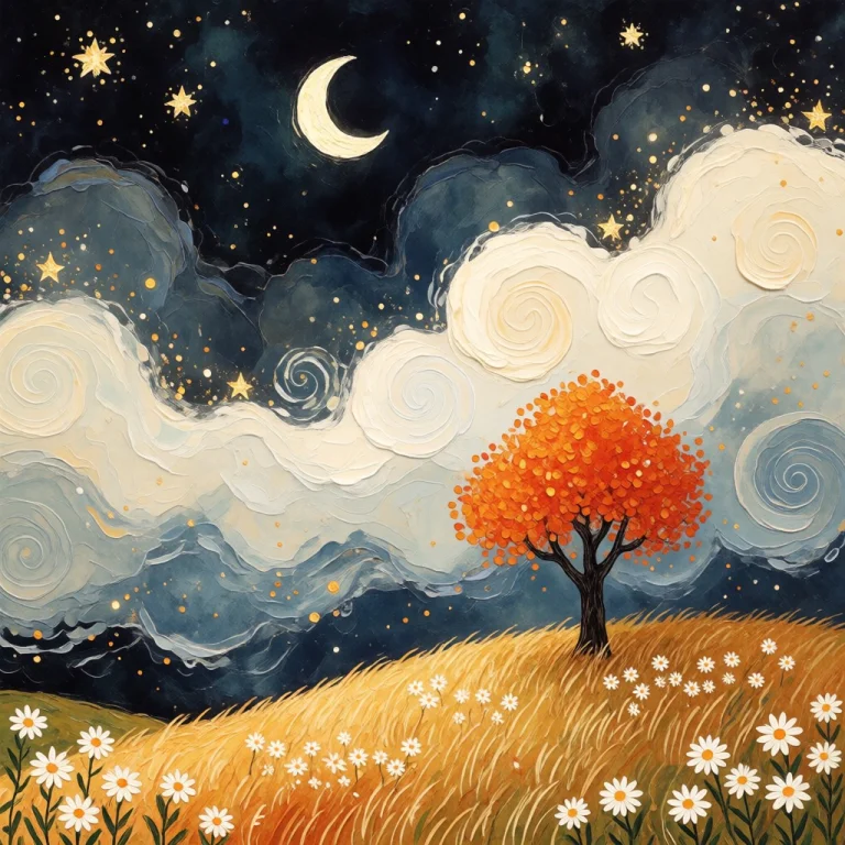 Illustration In A Textured Impasto Oil Painting Style, Remin...
