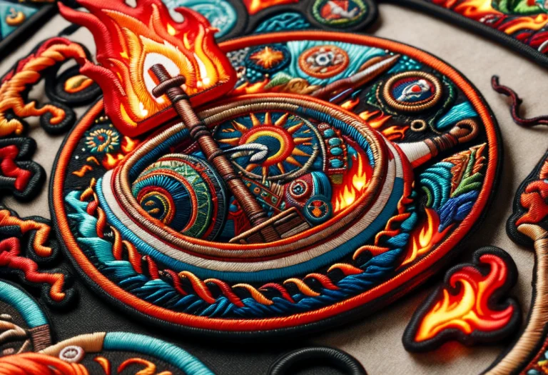 Ral-embroideredpatch, I Want To Set The World On Fire Like A...