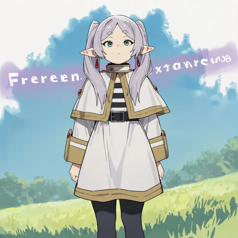 Sbtn25style, Frieren, Sousou No Frieren, 1girl, Solo, Dress,...